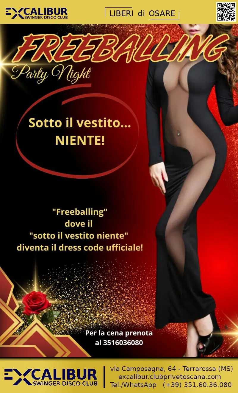 Swinger club prive evento Freeballing Party Night